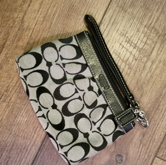 Coach Handbags - Coach black wristlet EUC